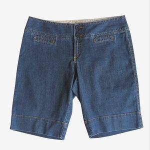 Madison Lightweight Denim Bermuda Shorts 10P Blue